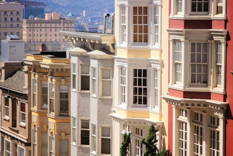 Esplorando le bellissime strade di Nob Hill, a San Francisco
