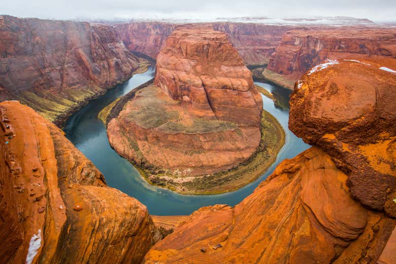 Contemplando la famosa Horseshoe Bend