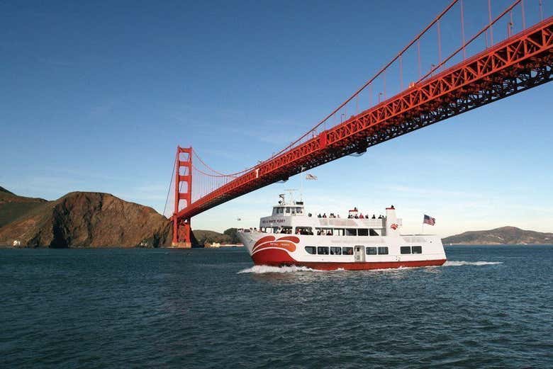 Passando sotto al Golden Gate