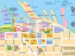 Mappa di Fisherman's Wharf