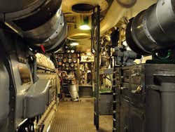 USS Pampanito, interno del sottomarino