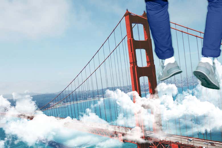 In volo sul Golden Gate