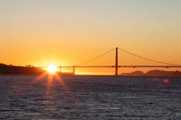 Giro in barca al tramonto nella baia di San Francisco